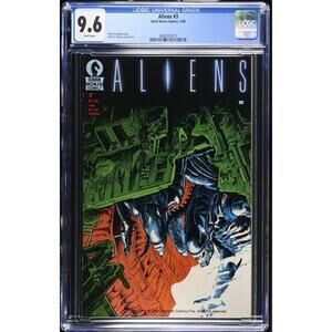🔑🔥Aliens #3 Dark Horse Comics Key CGC 9.6 1st Printing EPIC HORROR!! 105013